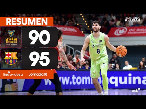 UCAM Murcia - Barça (90-95) RESUMEN | Liga Endesa 2024-25