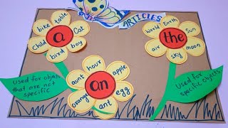 Articles | English TLM |English grammar tlm for Primary school