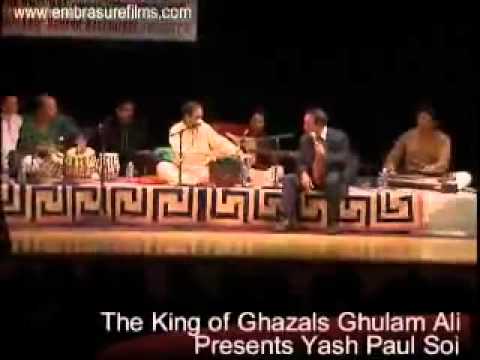 KM  The King of Ghazals Ghulam Ali Presents Yash Paul Soi . ( O )