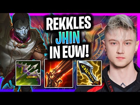 REKKLES PERFECT GAME WITH JHIN IN EUW SERVER! | T1 Rekkles Plays Jhin ADC vs Ezreal!  Season 2024