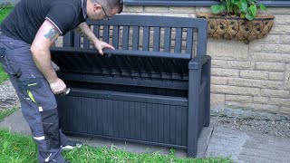 Keter Storage Bench review and step by step build guide