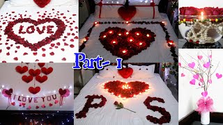 Romantic Room Decorations For Valentines day| 5 surprise bedroom decorating ideas| Room decor| part1