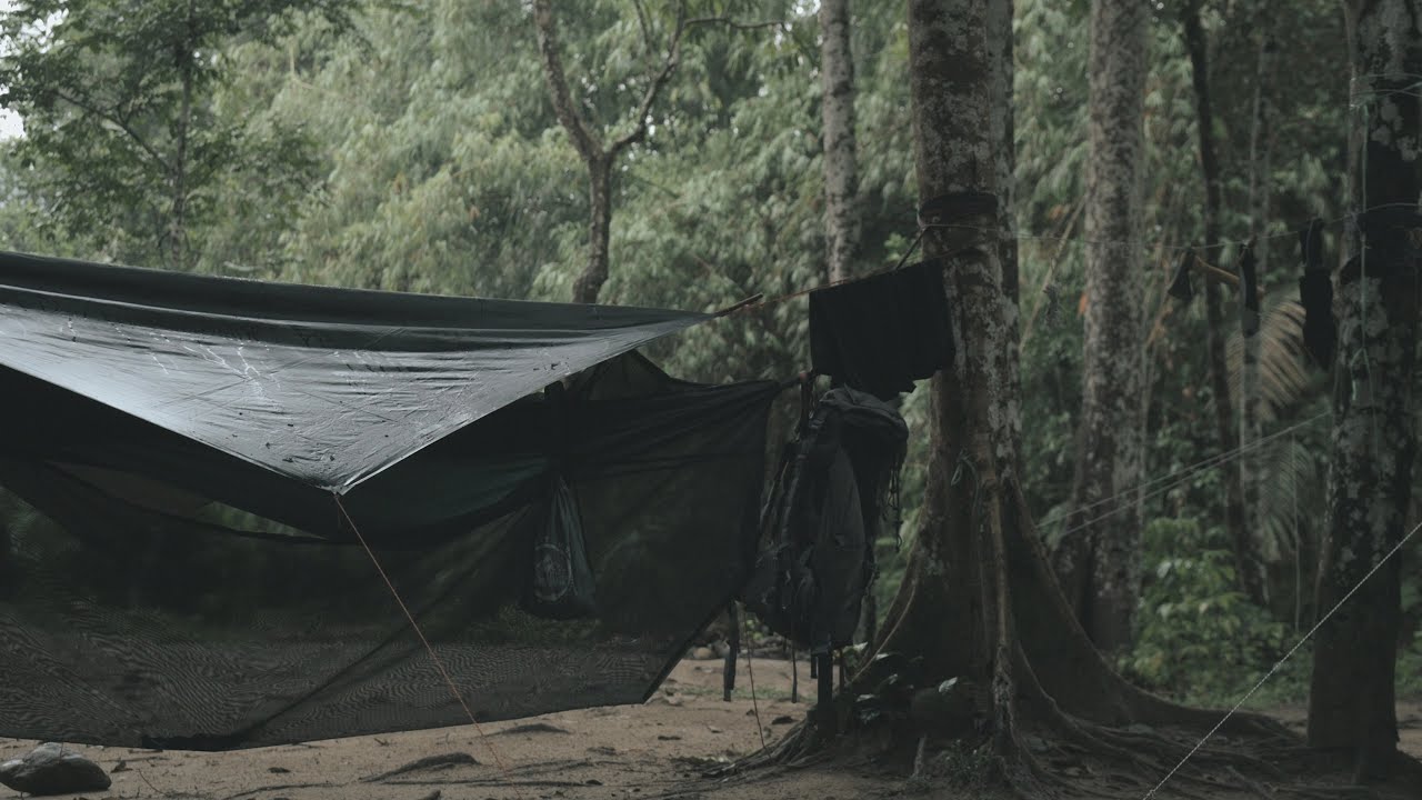 3 Days Camping & Relaxing in Negeri Sembilan, Malaysia - Hammock, Cooking, Rainforest Experience.