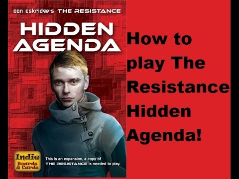 How to play The Resistance: Hidden Agenda! 