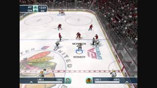 COLLY LIGA NHL 09 - TOMKY VS COLLY aka CHICAGO VS PITTSBURGH 5-3 PART 2