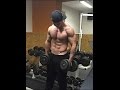 22 years old natural bodybuilder flexing! 12 weeks out !