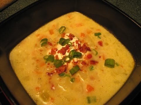 HOMEMADE POTATO SOUP - How to make POTATO SOUP Recipe