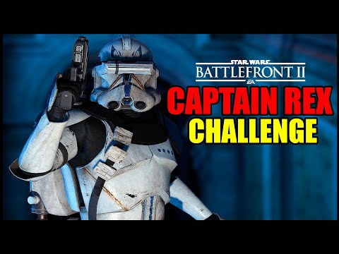 The Captain Rex Challenge! - Star Wars: Battlefront II (Funny Moments)