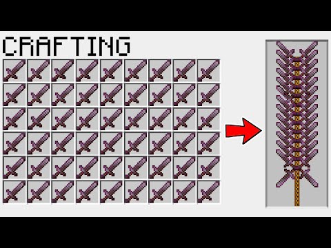 Jay Hindi Gaming - Minecraft But You Can Craft NETHERITE MONSTER SWORD!