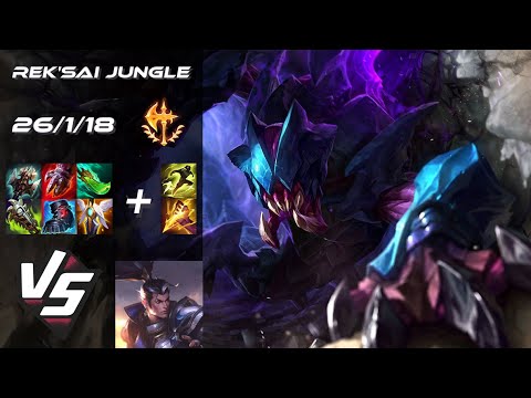 JUNGLE Rek'Sai vs Xin Zhao - EU Grandmaster Patch 25.21