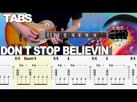 Journey - Don't Stop Believin´ | Guitar cover WITH TABS |