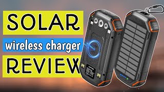 Solar Powered Wireless Charger