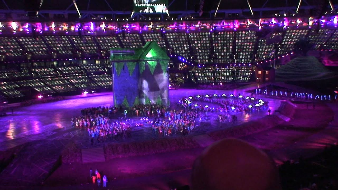 Olympics opening ceremony. Featuring everyone from The Beatles to The Stones to Eric 'God' Clapton - YouTube
