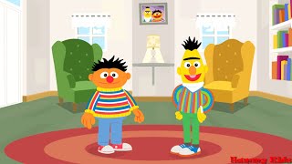 Bert &amp; Ernie Inside Outside Sesame Street Hammy Kids