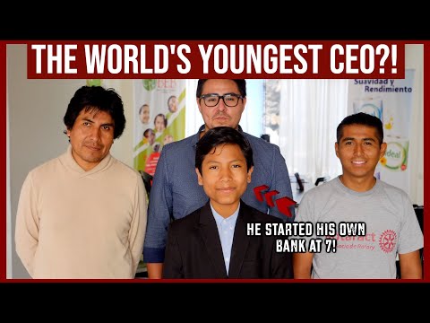 The World's Youngest CEO?! (He started his own bank at 7!)