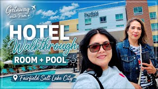 FAIRFIELD INN and SUITES by Marriott at Salt Lake City Utah/ Hotel Walkthrough
