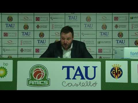 RP de Toni Ten tras el TAU Castelló - Club Melilla Baloncesto (3º partido de los Play-Off)