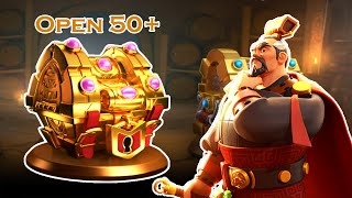 OPEN 50+ GOLDEN CHEST RISE OF KINGDOMS