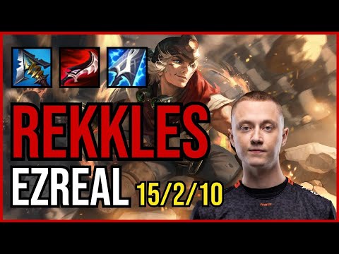 REKKLES - EZREAL vs TRISTANA ADC - EUW Grandmaster - Patch 11.6