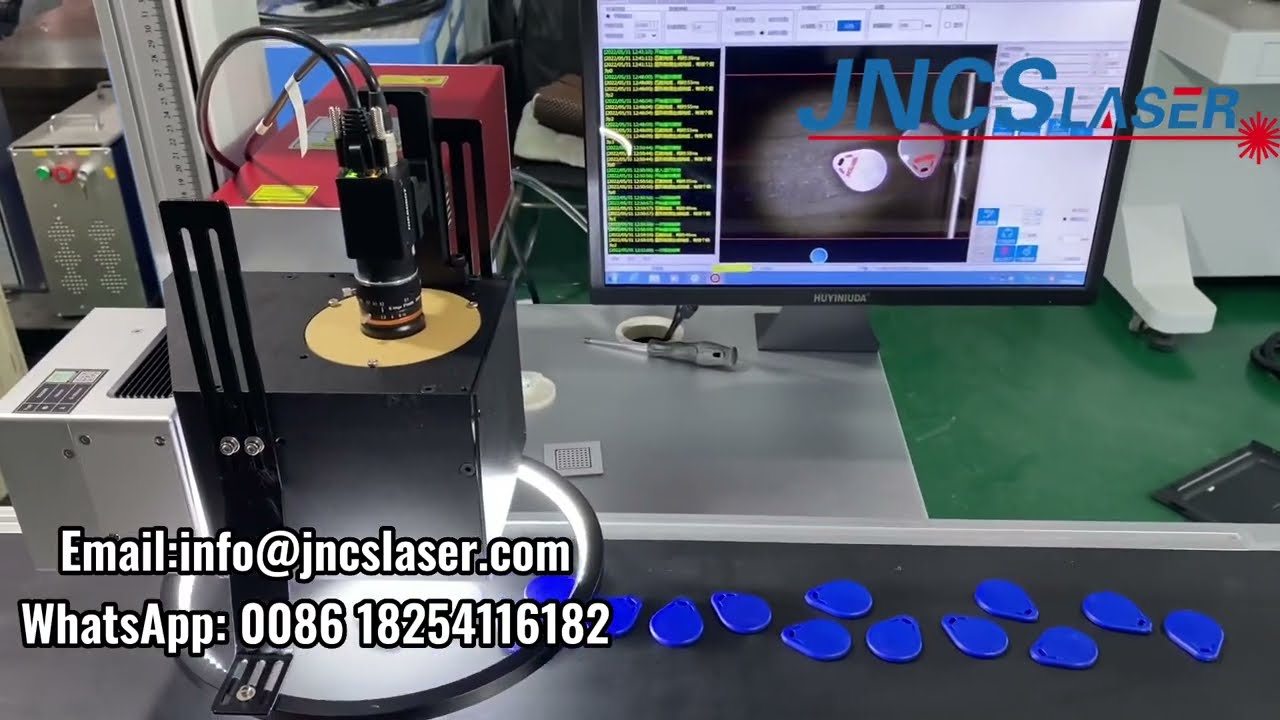 high speed 3w 5w UV laser marking machine with automatic CCD Visual Positioning System