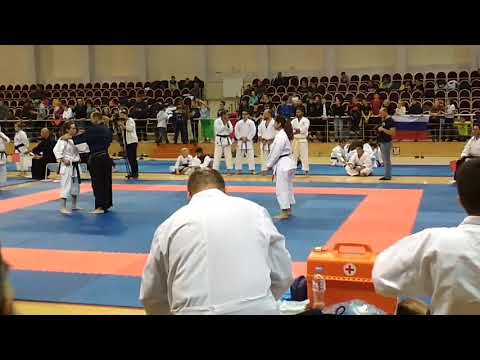 XXXIV European Championship in traditional karate-do WTKF (Томазова Анна) (ака) (1 часть)
