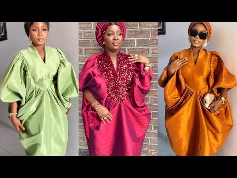 Freehand Making of Built-Up Collar Bubu Kaftan with Pleated Bodice & No Shoulder Seam | CUT and SEW