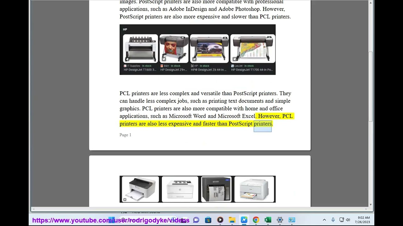 PostScript printer vs PCL printer: which is better?