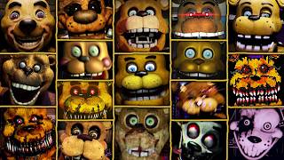 87 FREDBEAR JUMPSCARES | FNAF & Fangames