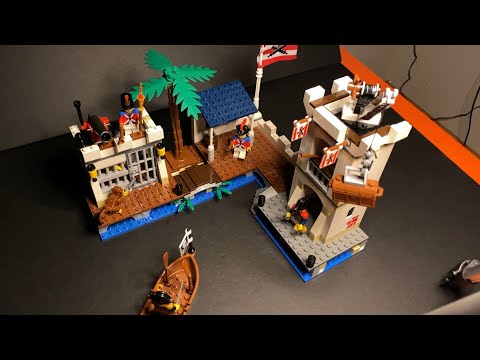 ASMR LEGO Pirates Soldiers' Fort Build (2009) - 367 Pieces - Set 6242