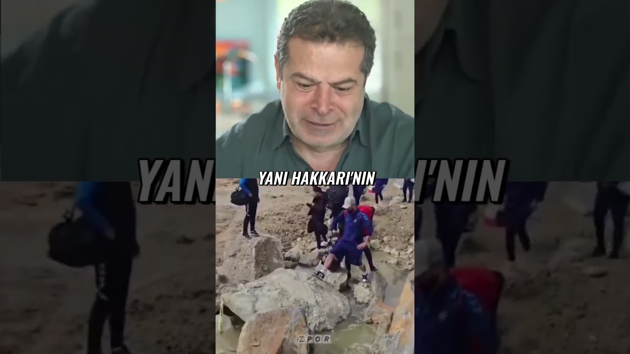 Hakkari'de Futbolcular Zap Suyundan Nasıl Geçti? #cüneytözdemir #futbol #gündem #haber #canlı