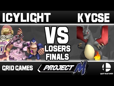 Icylight (Donkey Kong/R.O.B./Sheik) VS Kycse (Charizard) | Grid Weekly Losers Finals