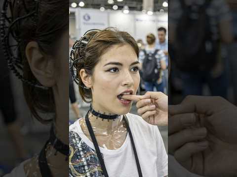 Guy Tries Out the Newest Girlfriend Robot at the Expo