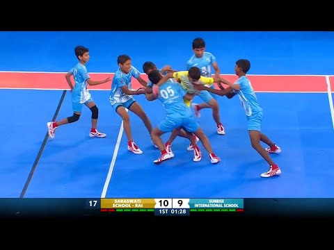 Saraswati School Rai vs Sunrise International SS Kabaddi Match Highlights | KBD Juniors Sonipat 2018