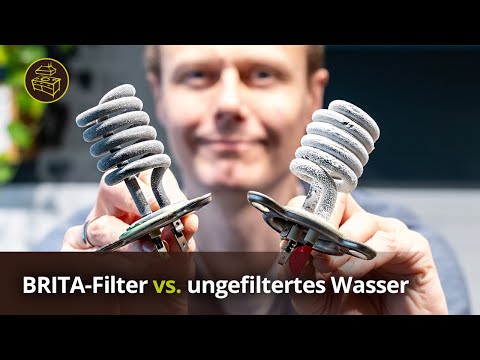 Wie viel Kalk bleibt in der Maschine? Test nach 100L Wasser!