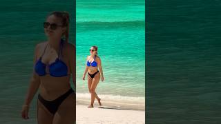 🇹🇭Maya Bay Beach Sea and Sand Hot Day Thailand Maya Bay 26💦 #mayabeach #mayabay