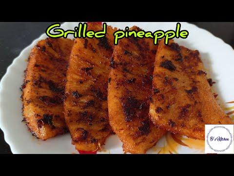 , title : 'Grilled pineapple recipe |  Chilly honey pineapple| Tandoori pineapple | D's kitchen #shorts'