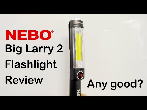 NEBO Big Larry 2 (NE6737) Powerful Flashlight In Black -  Review