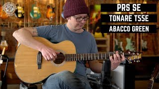 Video thumbnail for PRS SE Tonare T55E - Abaco Green | Midwood Guitar Studio by Midwood Guitar Studio
