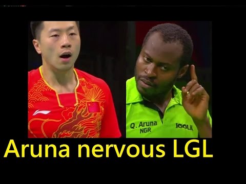 [TT Sngl] Aruna makes LGL Time-out Ma Long (1/4 Final) Game 3,4 馬龍 vs クアドリ・アルナ