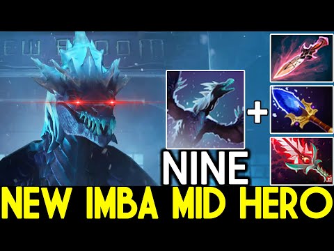 NINE [Winter Wyvern] New Imba Mid Hero with Scepter + Witch Blade Dota 2