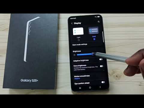 Samsung Galaxy S25/S25 Plus | How to Turn On/Off Adaptive Brightness