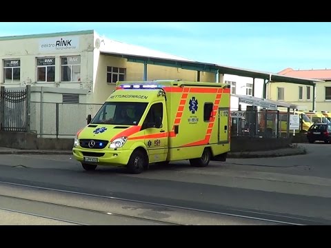 Leipzig Polizei Streifenwagen 1676 + ASG/ Promedica ambulance 6010 [24.10.2015]