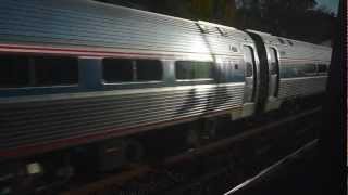 preview picture of video 'Racing Amtrak from an M7A Local (see description) 11/19/12'