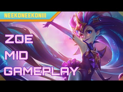 Zoe vs Ahri Full Gameplay!
