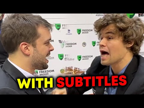 Magnus Carlsen Gets SHOCKED After Fedoseev WHISPERS Variation to Him After the Game