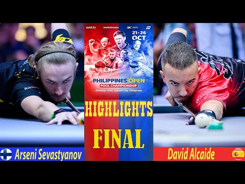 FINAL | David Alcaide vs Arseni Sevastyanov |  2025 Philippines Open Pool Championship