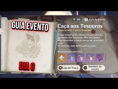 Guia Caça aos Tesouro : Dia 6 - Genshin Impact