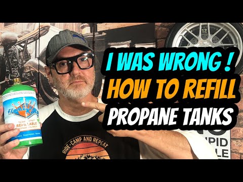 The Proper Way to Refill 1LB Propane Tanks | DOT Approved | Flame King