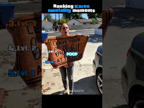 Ranking Karen mentality moments #shorts #usa