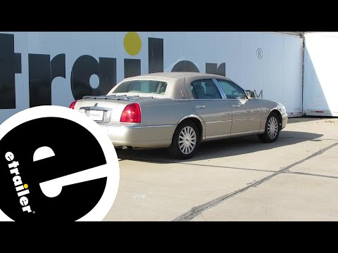 etrailer | Set up: Curt Trailer Hitch Receiver on a 2004 Lincoln Town Car